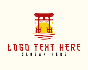 Japanese - Japanese Shrine Shinto logo design