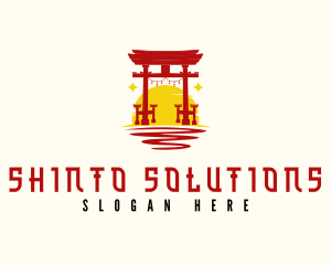 Shinto - Japanese Shrine Shinto logo design