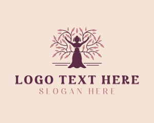 Beauty - Woman Tree Wellness logo design