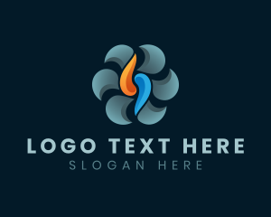 Warm - Hvac Propeller Fan logo design