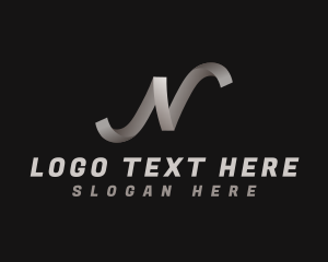 Fold - Creative Startup Letter N logo design