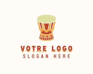 Askiko - African Djembe Drum logo design