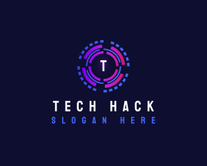 Technology Digital Software logo design