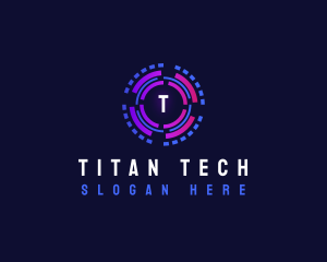 Technology Digital Software logo design