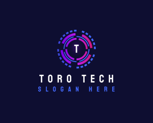 Technology Digital Software logo design