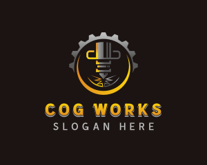 Laser Metalworks Machinery logo design