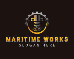 Laser Metalworks Machinery logo design