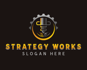 Laser Metalworks Machinery logo design