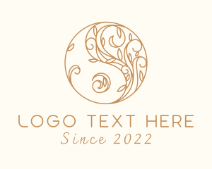 Sauna - Eco Decorative Yin Yang logo design