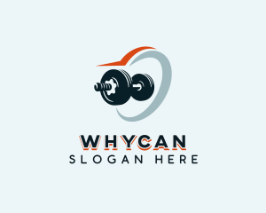 Workout - Weightlifting Dumbbell Fitness logo design