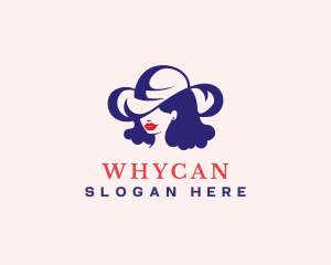 Fashion Hat Lady Logo