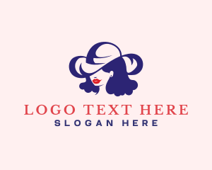 Fashion Hat Lady Logo