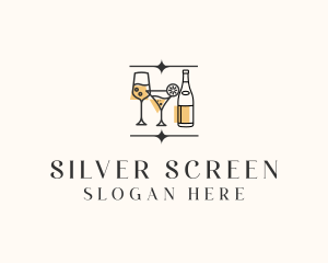 Event - Cocktail Drinks Bar logo design