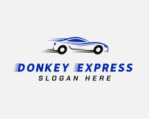 Express Race Car logo design