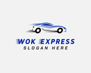 Express Race Car logo design