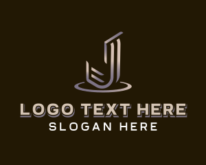 Startup Business Letter J logo design