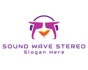 Stereo - Funky Gaming Headset logo design