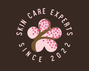 Cherry Blossom Flower Spa logo design