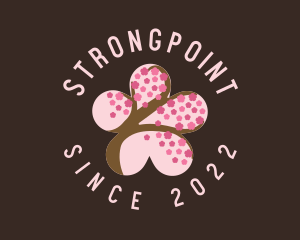 Tokyo - Cherry Blossom Flower Spa logo design
