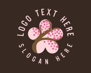 Cherry Blossom Flower Spa Logo