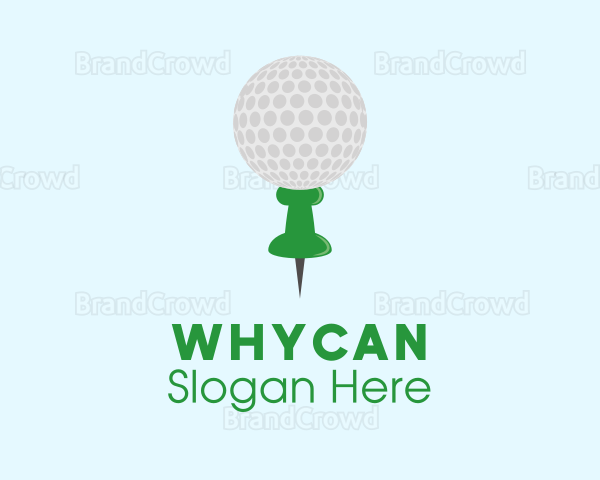 Golf Location Pin Logo