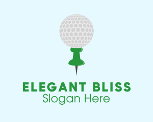 Golf Location Pin Logo