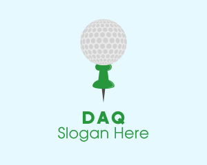 Golf Location Pin Logo