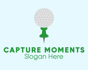Destination - Golf Location Pin logo design