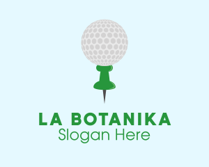 Travel Pin - Golf Location Pin logo design