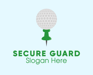 Position - Golf Location Pin logo design