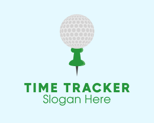 Golf Location Pin logo design