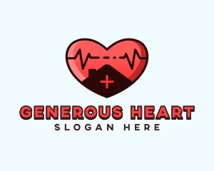 Heart House Healthcare logo design