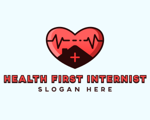 Heart House Healthcare logo design