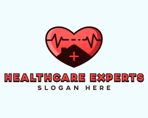 Heart House Healthcare logo design