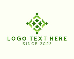 Community Center - Clover Human Organization logo design