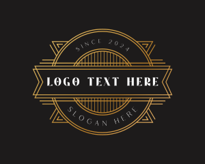 Luxury - Elegant Art Deco Ornament logo design