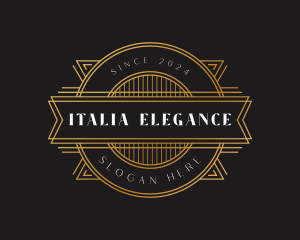 Elegant Art Deco Ornament logo design