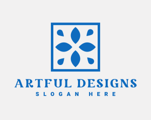 Minimalist Tile Business logo design