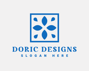 Minimalist Tile Business logo design