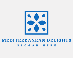 Mediterranean - Minimalist Tile Business logo design
