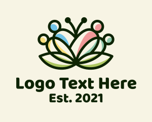 Health Center - Lotus Family Center logo design