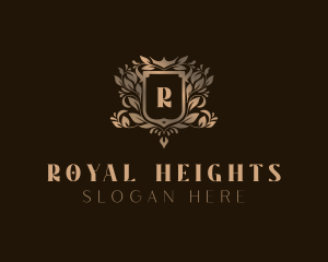 Stylish Royal Shield logo design