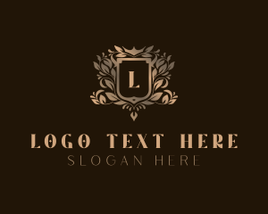 Lettermark - Stylish Royal Shield logo design