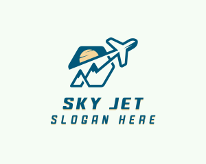 Airplane Travel Airline logo design