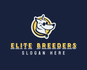 Cartoon Dog Breeder logo design