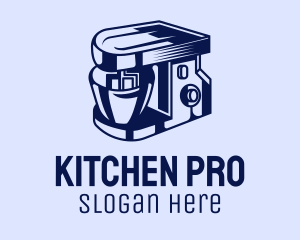 Food Kitchen Mixer  logo design