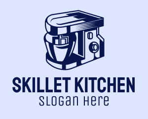 Food Kitchen Mixer  logo design