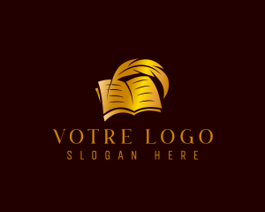 Book Writer - Writer Quill Publishing logo design