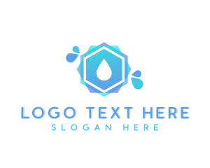 Liquid - Water Drop Splash logo design