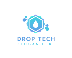 Drop - Water Drop Splash logo design
